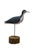 Late 20th Century folk art Stilt Sandpiper figurine. An authentic reproduction handcrafted by Connecticut artist Richard...
