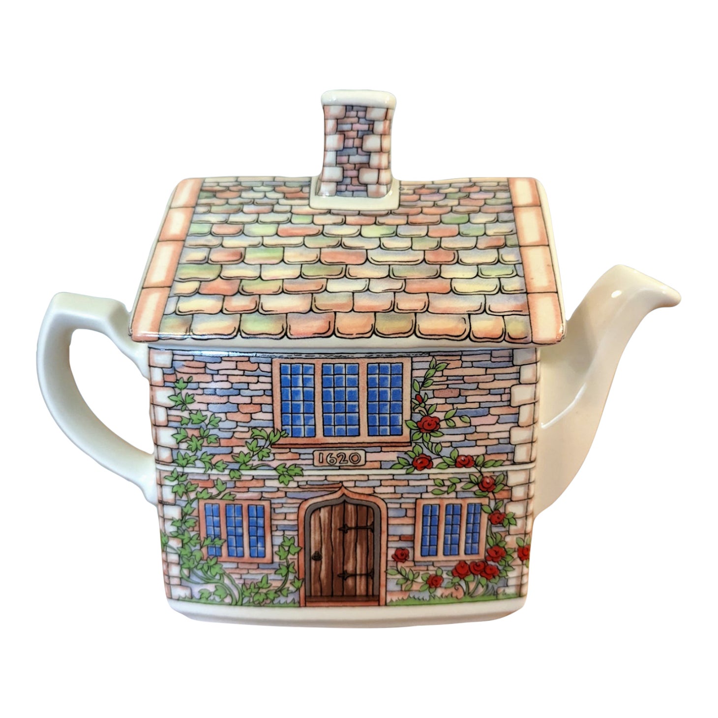 Vintage Sadler English Country Houses 17th Century Cottage Teapot