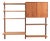 Two-Strip Cado Wall Shelf in Teak by Poul Cadovius, 1960s, Set of 10 For Sale