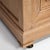 1900 - 1909 Early 20th Century Oak Marble-Top Side Table On Casters For Sale - Image 5 of 14