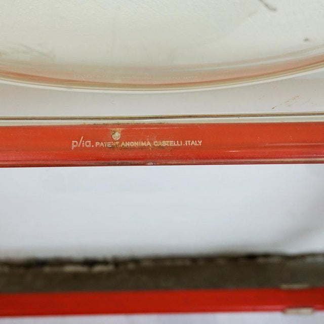 Acrylic Glass Folding Chair by G. Piretti for Castelli, Italy, 1970s For Sale - Image 15 of 16