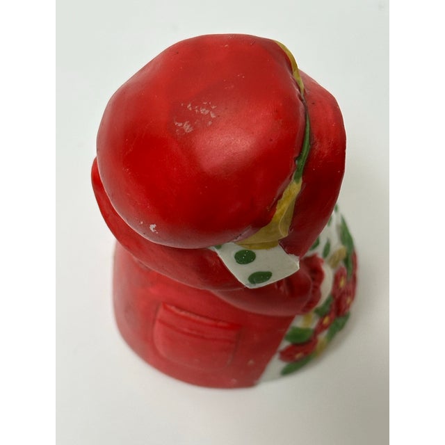 Vintage 1980s Porcelain Christmas Cat/Kitten Bell For Sale - Image 4 of 8