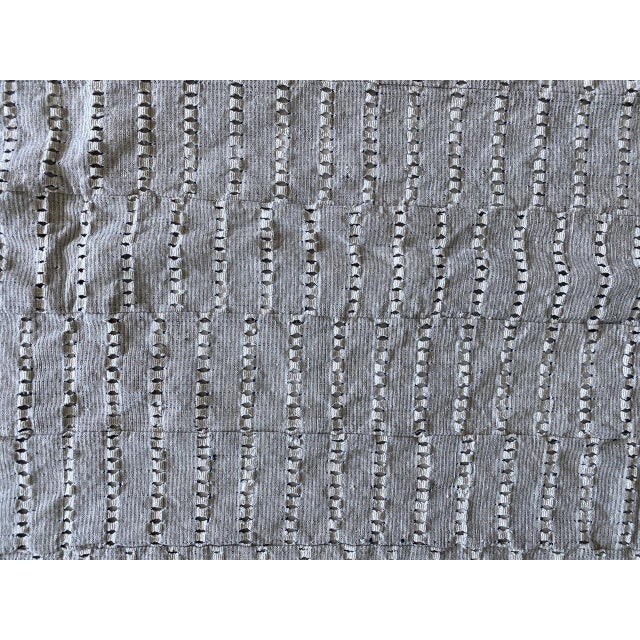 Mid 20th Century Vintage Linen and Cotton Textile For Sale - Image 5 of 18