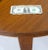 Danish Teak Mid Century Modern Round Dining Banquet Conference Table 4 Leaf For Sale - Image 6 of 13
