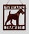 Illustration Vintage Folk Art Metal Terrier Dog House Sign From 1915, 24” X 21” For Sale - Image 3 of 6