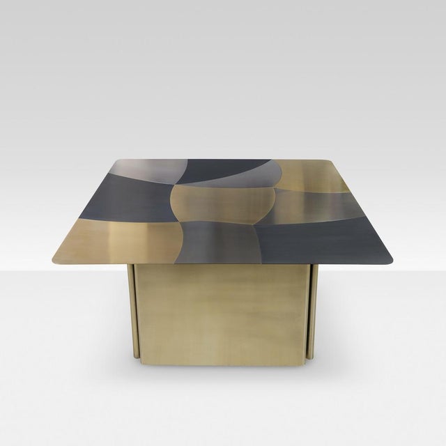 Vintage Metal Table, 1970s For Sale - Image 4 of 4