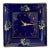 Vintage Hall China Blue Blossom Floral Wall Clock by China Specialties For Sale
