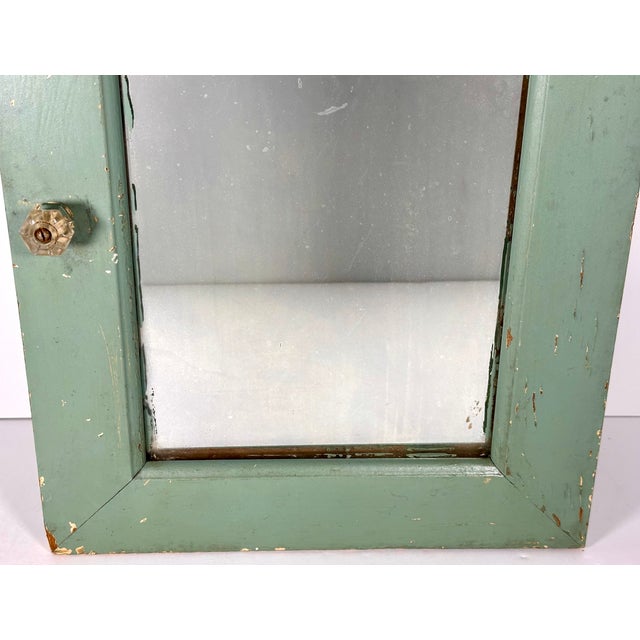 Primitive Apothecary Cabinet for your consideration. The cabinet measures approx. 12 1/8 inches wide, 16 1/8 inches tall...
