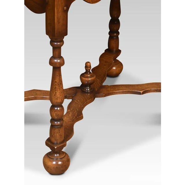Antique Oak Side Table, 1890s For Sale - Image 4 of 7