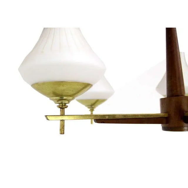 Danish Mid-Century Modern Chandelier For Sale - Image 4 of 8