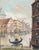 Mid-Century Italian Venice Canal Oil Paintings Signed DeVity - Pair For Sale - Image 10 of 17