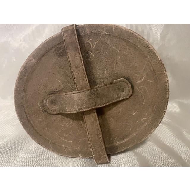 Antique Leather Top Hat Box Case - Late 19th Century For Sale - Image 11 of 18