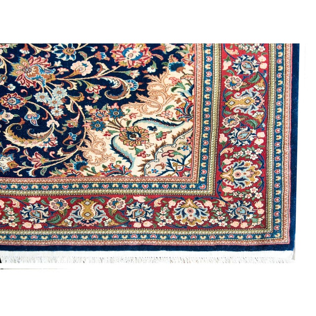 Vintage Persian Kashan Rug For Sale - Image 4 of 16