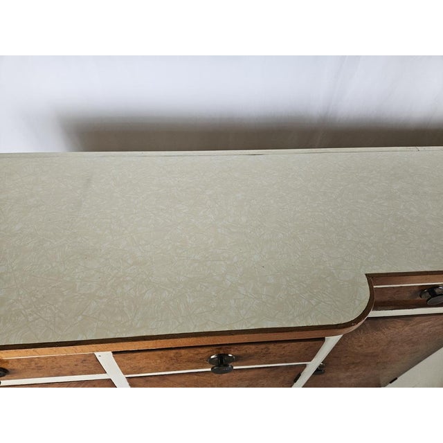 1950s Vintage Kitchen Sideboard in Fir and Ant with Doors and Drawers, 1950 For Sale - Image 5 of 18