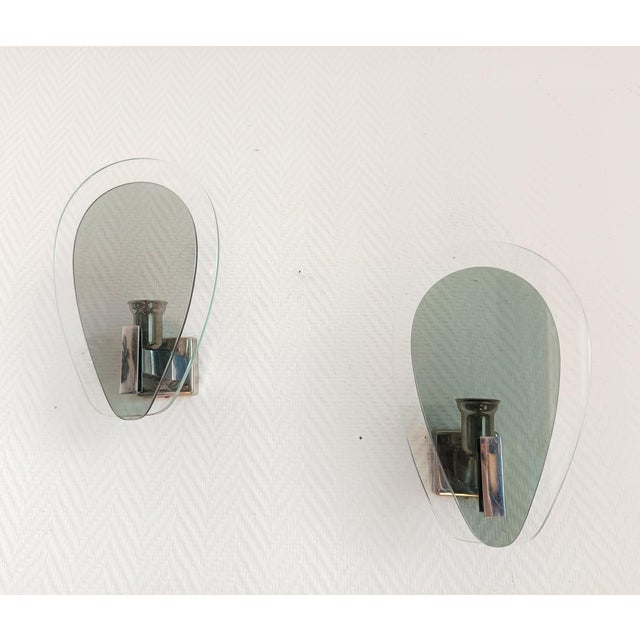 Gray Space Age Wall Lights, Italy, 1970s For Sale - Image 8 of 8