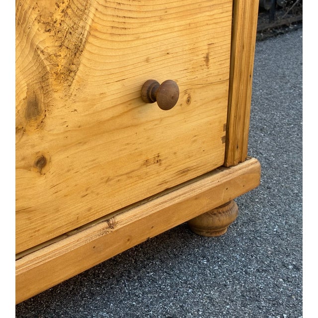 Pine Central European Chest of Three Drawers For Sale - Image 10 of 14
