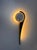 Drosia Wall Sconce – Brushed Steel Minimalist Light for Bedroom & Hallway For Sale - Image 4 of 6