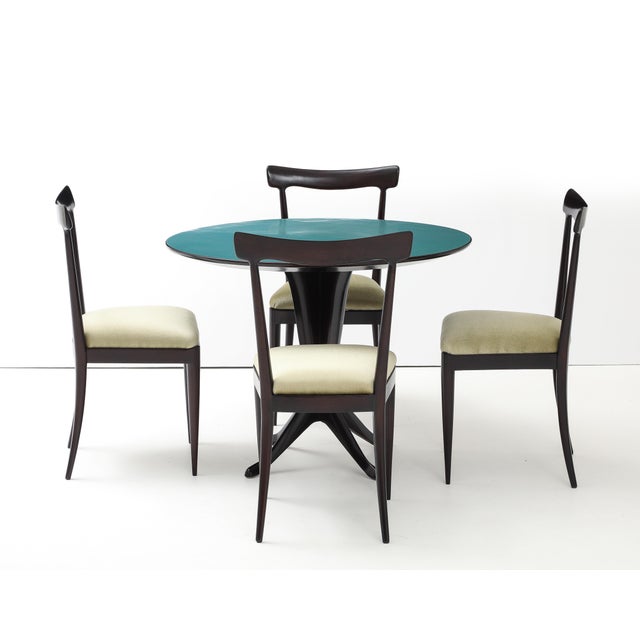 Ico Parisi Attributed Game Table and Chairs 1950's Modern For Sale - Image 13 of 18