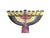 Vintage Hand Painted Ceramic Studio Pottery Menorah For Sale - Image 4 of 16
