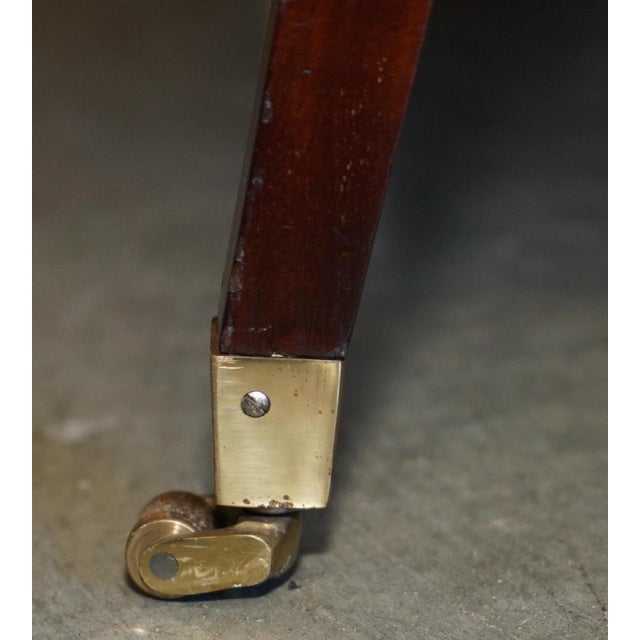 Antique Georgian Sofa Upholstered with American Flag Stars & Stripes, USA, 1820s For Sale - Image 13 of 18