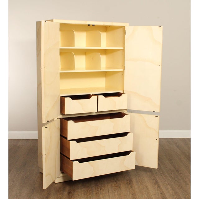 Henredon Henredon 'Villa Borghese' Carved and Lacquered Armoire For Sale - Image 4 of 18