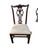 Wood 1980s Ethan Allen Georgian Court Dining Room Chairs Chippendale Sheild Back For Sale - Image 7 of 12