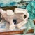 Glazed White Ceramic Dog Figurine For Sale - Image 9 of 10