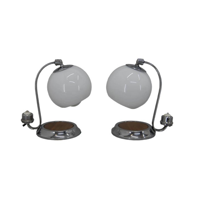 Art Deco Table Lamps, 1930s, Set of 2 For Sale