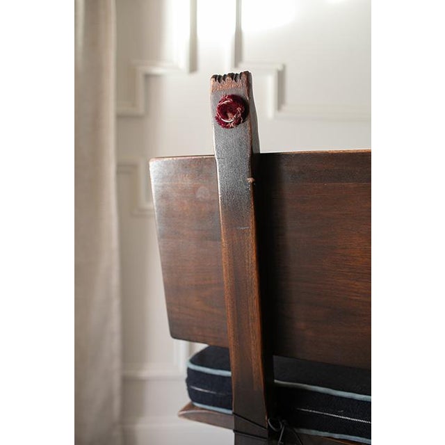 1930's Kittinger Furniture Spanish Baroque Style Iron-Mounted Walnut Hall Bench For Sale - Image 13 of 17