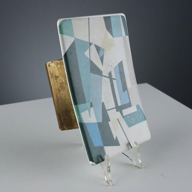 Plastic and Brass Handles, Set of 2 For Sale - Image 3 of 8