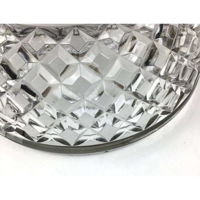 Silver Vintage 1960s Cut Crystal Silver Plate Rim Bowl, Made in England For Sale - Image 8 of 12