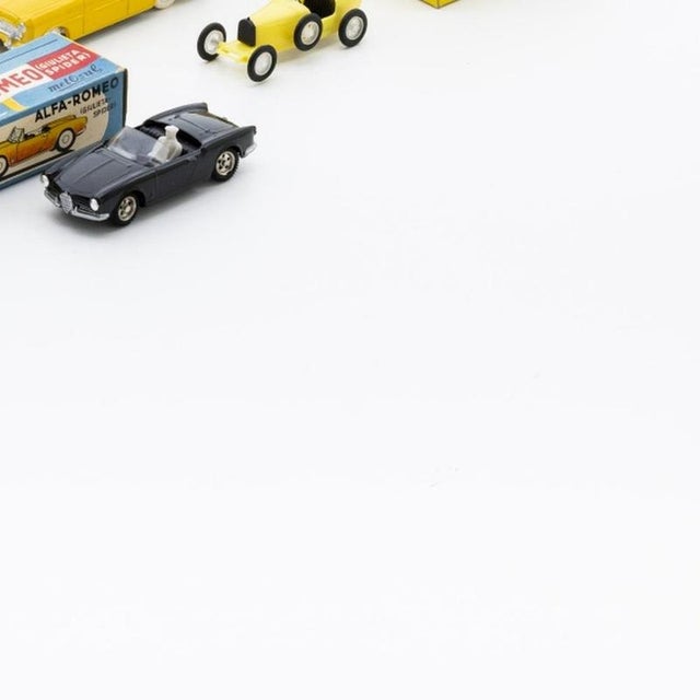 Vintage European Miniature Cars, Set of 6 For Sale - Image 5 of 6