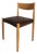 Restored Mid-Century Danish Modern Side / Dining Chair in Oak & Leather by Poul Volther for Frem Røjle, Denmark, C. 1970s For Sale