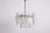 A stunning chandelier with brilliant ice glasses made by kalmar (series: fuente), germany, manufactured, circa 1970-1979....
