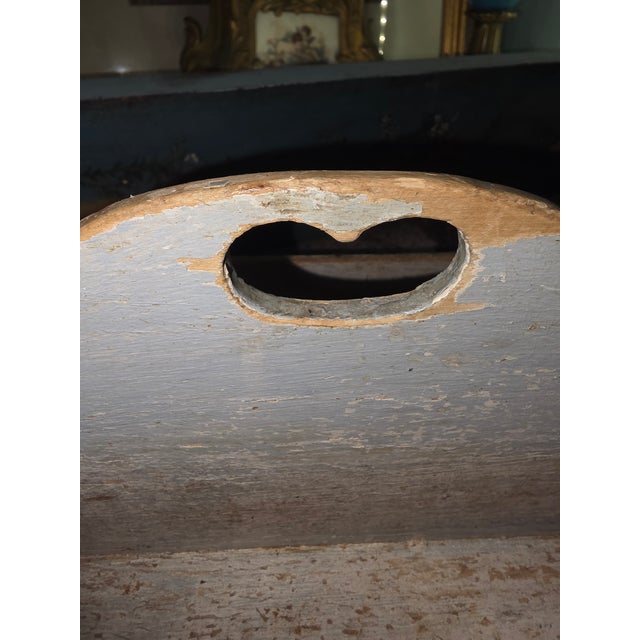 American Primitive Caddy With Painted Surface For Sale - Image 3 of 7