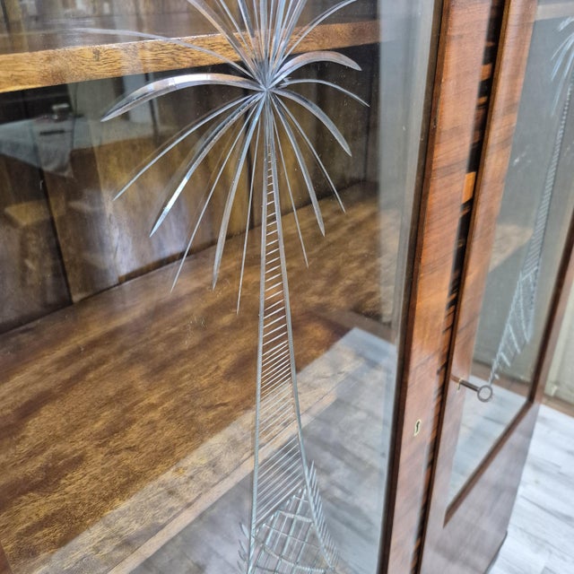 Art Deco Display Cabinet in Caucasian Walnut, Macassar Ebony and Oak, 1930s For Sale - Image 3 of 14