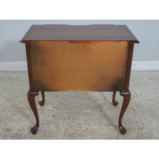 Pennsylvania House Blockfront Cherry Lowboy For Sale - Image 11 of 12