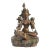 Large Bronze Sitting Green Tara Tibetan Buddha For Sale