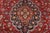 Mashad Rug 9’9” X 13’1” Red Wool Vintage Traditional Hand-Knotted Carpet For Sale In Philadelphia - Image 6 of 15
