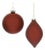 Red Glass Ball Ornament (Set of 6) For Sale