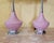 Pair of Vintage Pink Ceramic Table Lamps in Mid-Century Modern Atomic Style -After Gordon Martz For Sale - Image 9 of 18