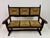 Vintage French Rush Seat Bench, 1950s For Sale - Image 14 of 17