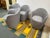 Textile Hlynur Atlason for Design Within Reach Lína Swivel Dining Chairs, Set of Four For Sale - Image 7 of 15