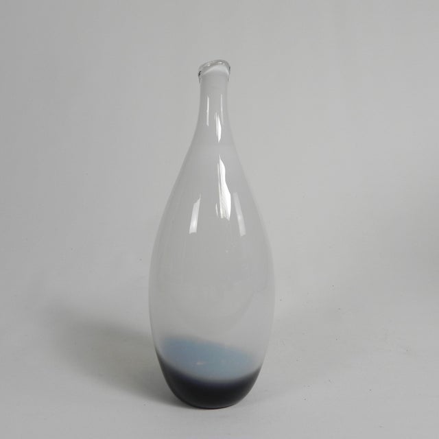 Hand-Blown Thick-Walled Serica Bottle Vase by Floris Meydam for Leerdam, 1960s For Sale - Image 6 of 12
