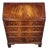 Vintage Writing Bureau Desk in Leather and Mahogany, 1960s For Sale