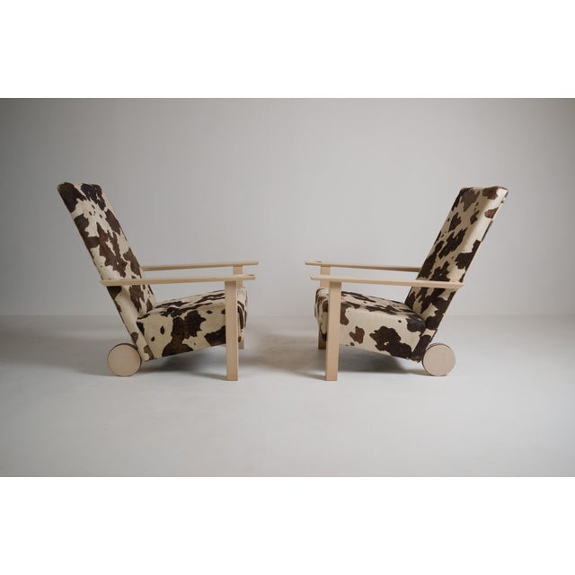 Vintage Lounge Chairs by Burkhard Vogtherr, 1990s, Set of 2 For Sale - Image 4 of 18