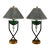 Vintage 1970s–1980s Postmodern Sculptural Table Lamps Attributed to Designer Hivo Van Teal For Sale