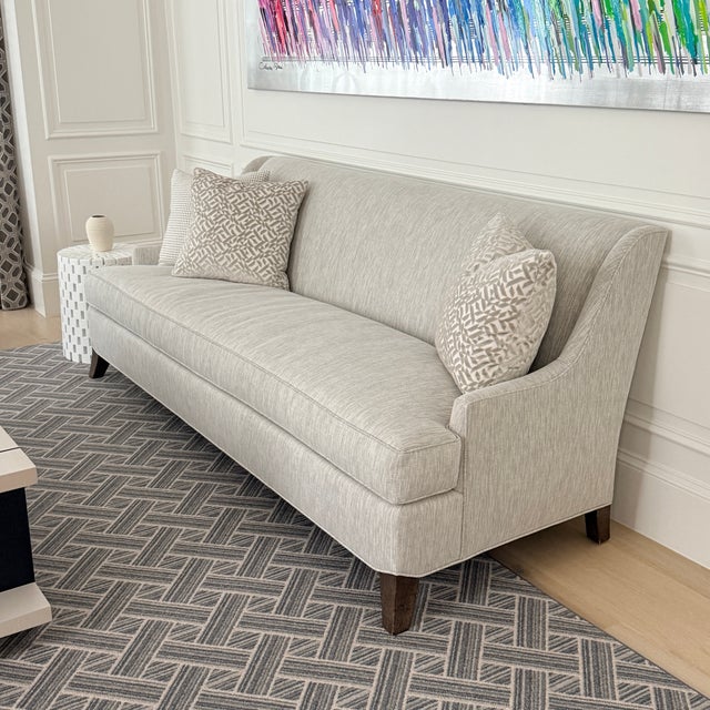 Like New Clive Daniel Bench Seat Sofa For Sale - Image 9 of 9