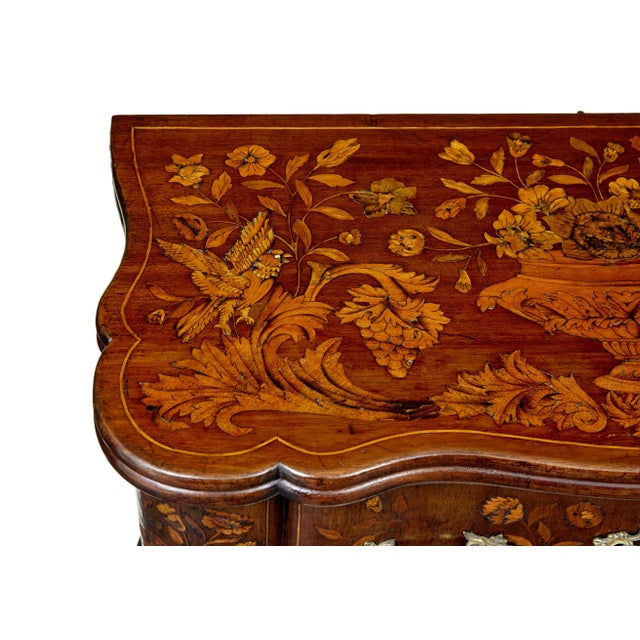 Antique Dutch Walnut Marquetry Games Table, 1800 For Sale - Image 3 of 15