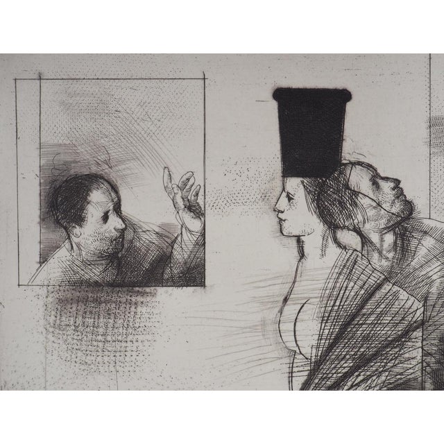 Miguel Condé, Spanish Allegory, Original Engraving For Sale - Image 6 of 9